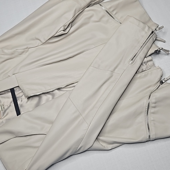 BLANKNYC Cream Faux Leather Jacket Women's Size XL - Picture 7 of 16